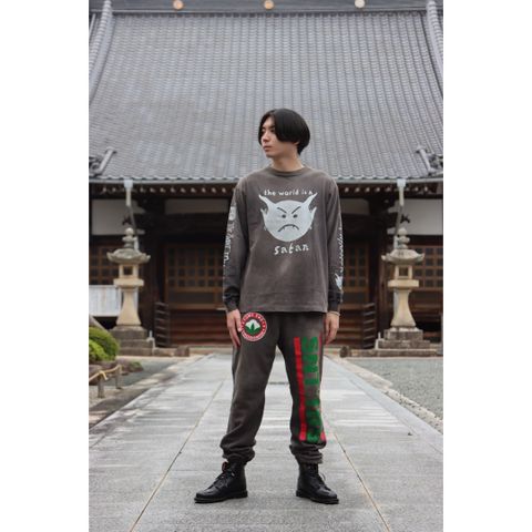 ©SAINT M×××××× LS TEE_SATAN(SM-A21-0000-025)BLACK style