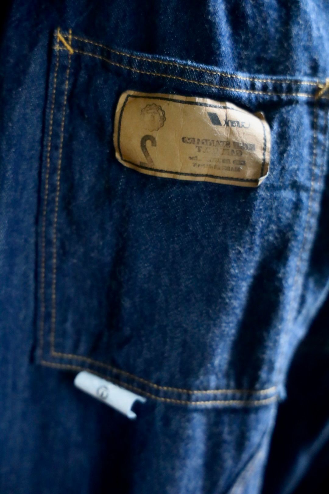 Gurank 25FW 8オンスダブルニーパンツ 8oz raw denim double knee pant (2550)INDIGO