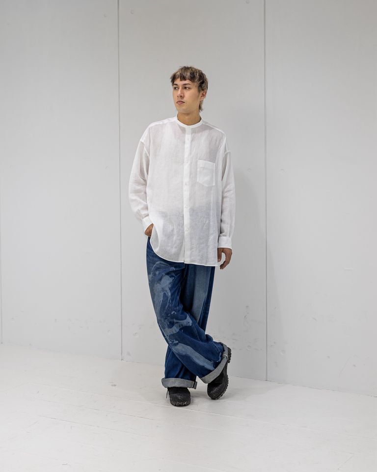 Graphpaper Linen L/S Oversized Band Collar Shirt 6月20日(土)新作発売！