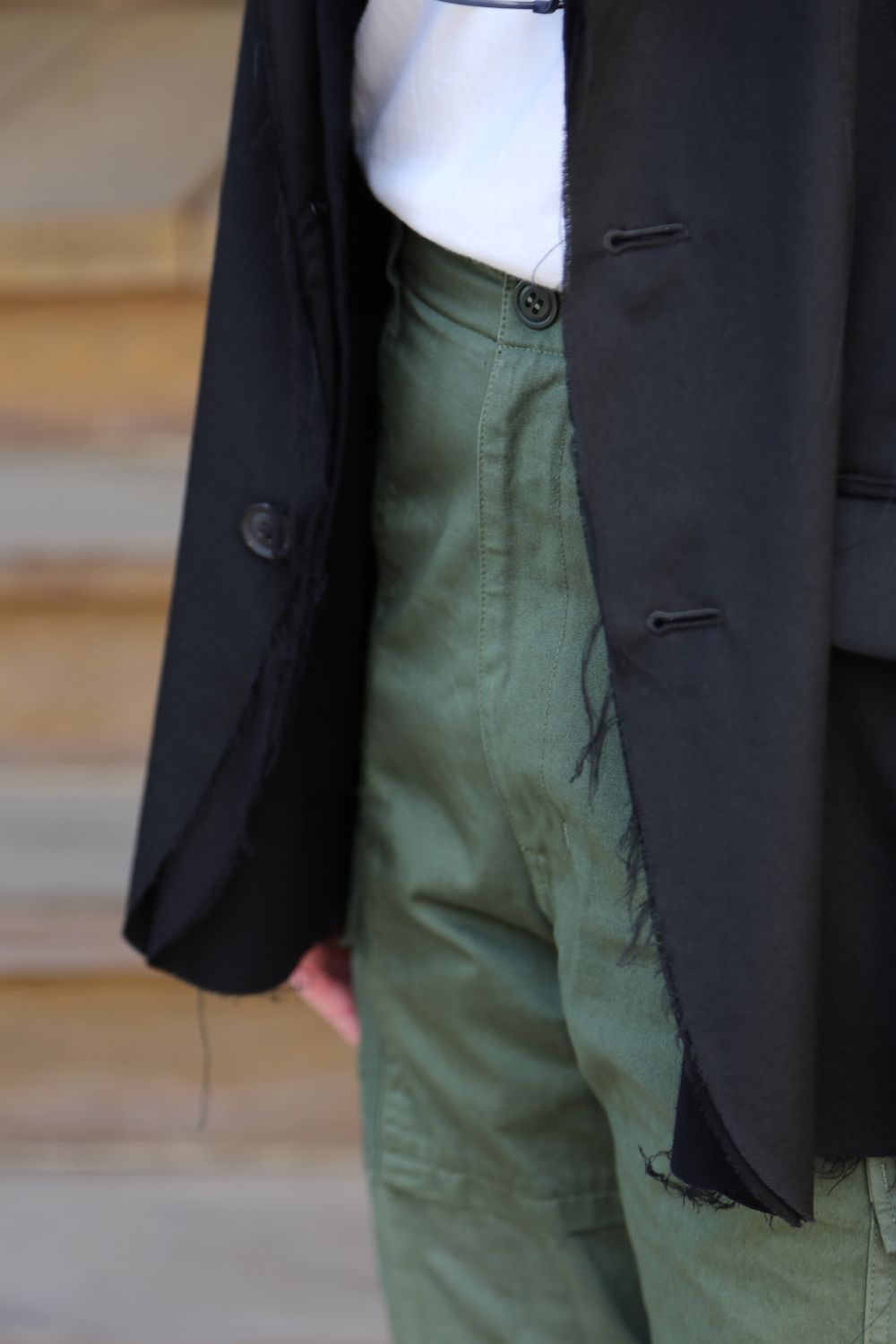 yohji yamamoto M-3BS 重ねST止レイヤードジャケット(HR-J10-802) style.2021.2.28.