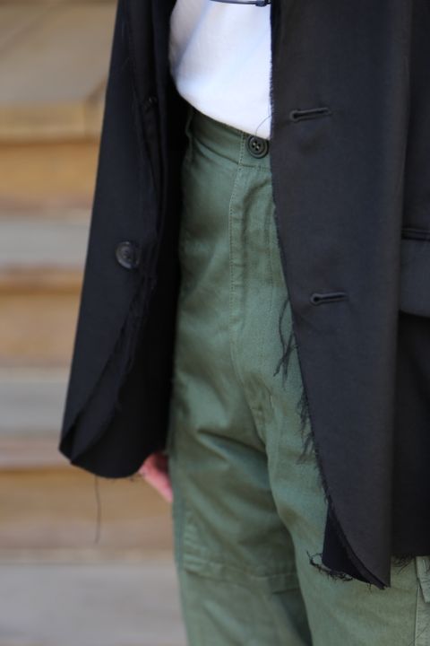 yohji yamamoto M-3BS 重ねST止レイヤードジャケット(HR-J10-802) style.2021.2.28.