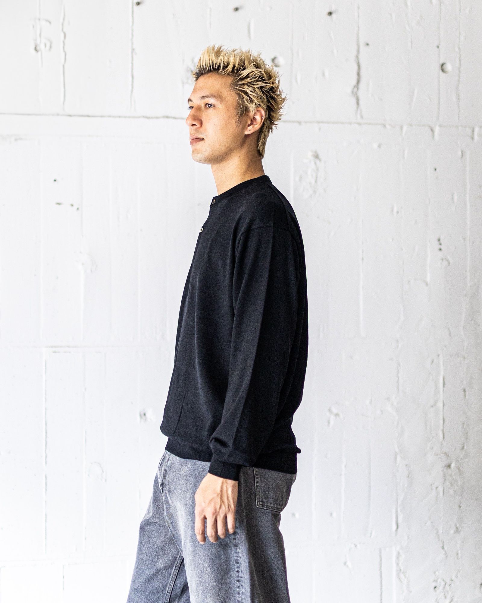 ats22rm様 【リクエスト】 THE RERACS│ザ・リラクス / THE COMAND T-SHIRT L/S(GUNMETAL GRAY)