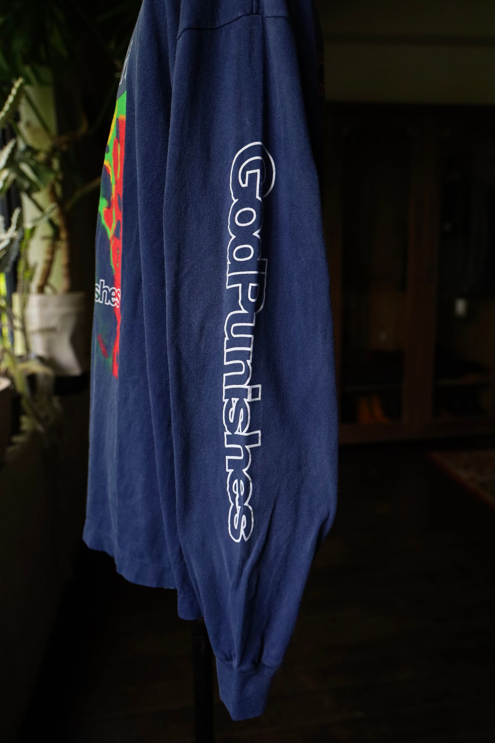 セントマイケル24AW SAINT DEAD LS TEE(SM-YS1-0000-018)NAVY