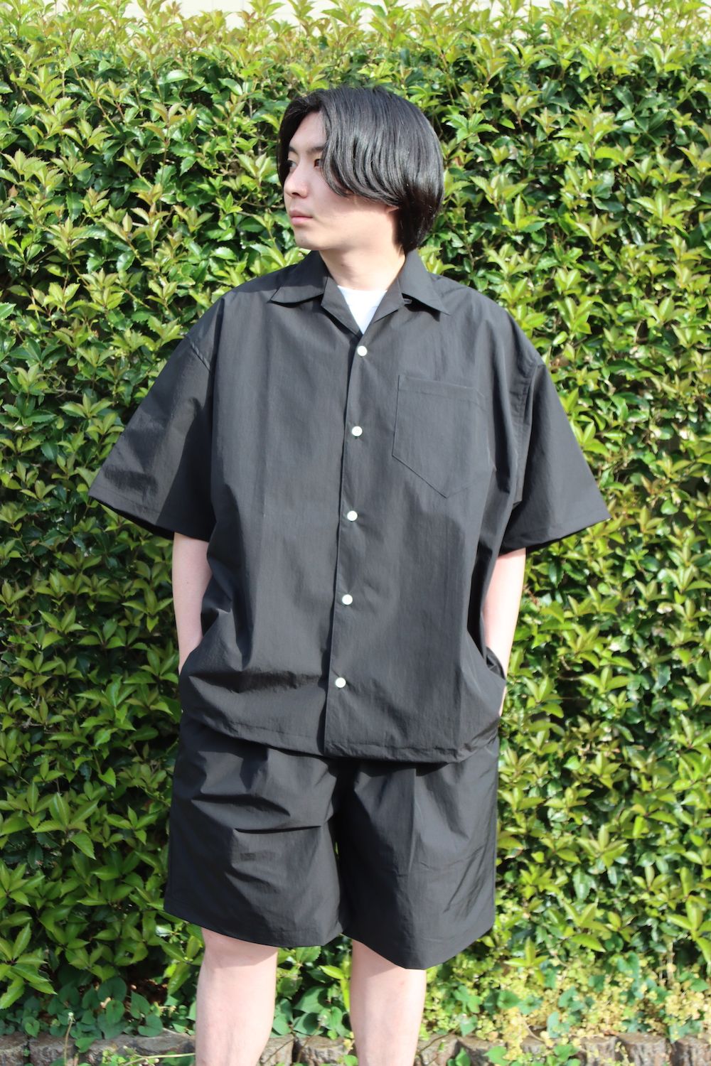 is-ness BALLOON WIDE SHIRT(1022SSSH03) style.2022.4.25 | 2390 | mark