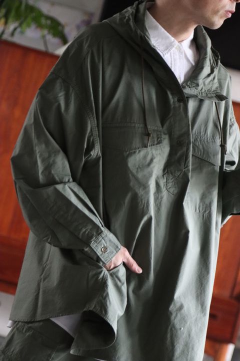 FreshService 22SS DOUBLE TYPEWRITER ANORAK"SAGE"style.2022.3.12.