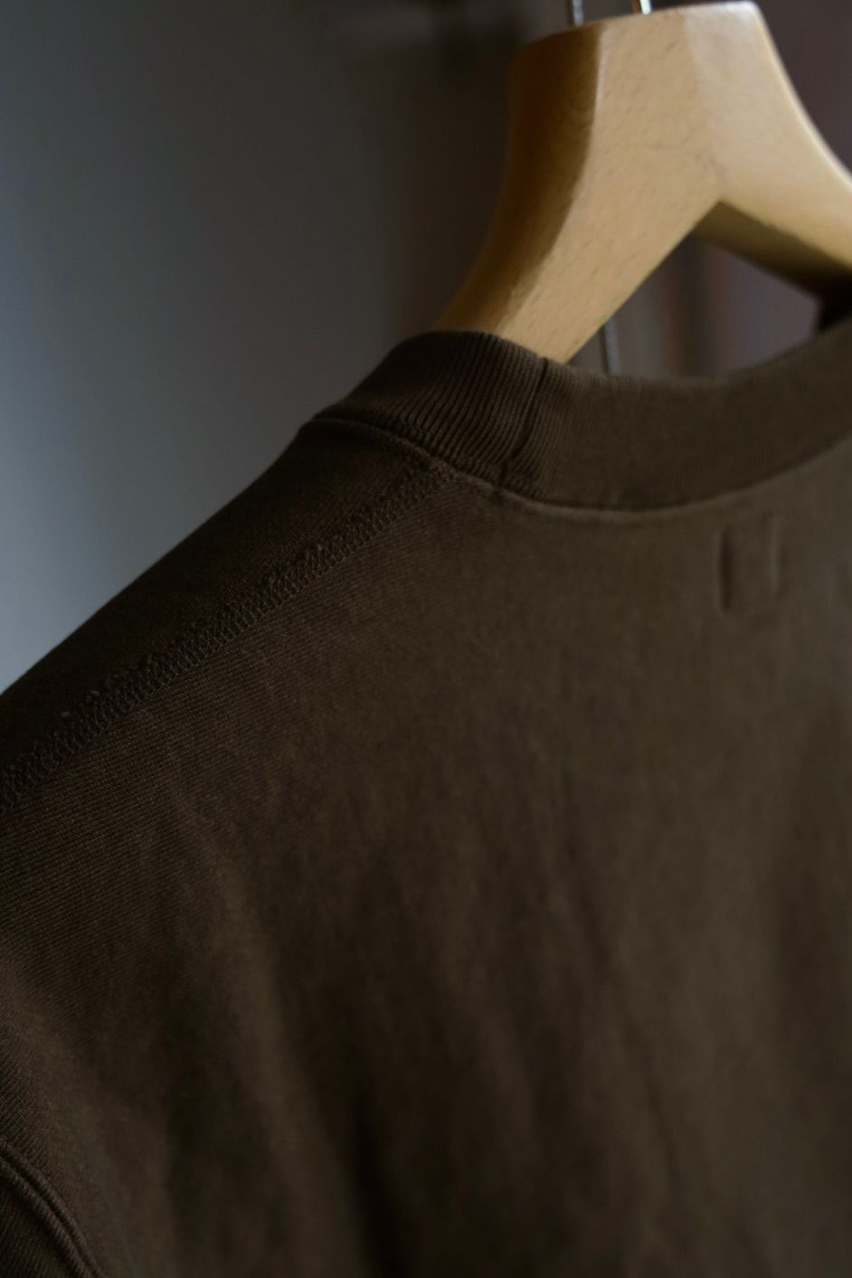 blurhms Women's 25FW Soft&Hard Sweat Crew-Neck P/O(bROOTS24F21F25)KhakiBrown☆新作発売！