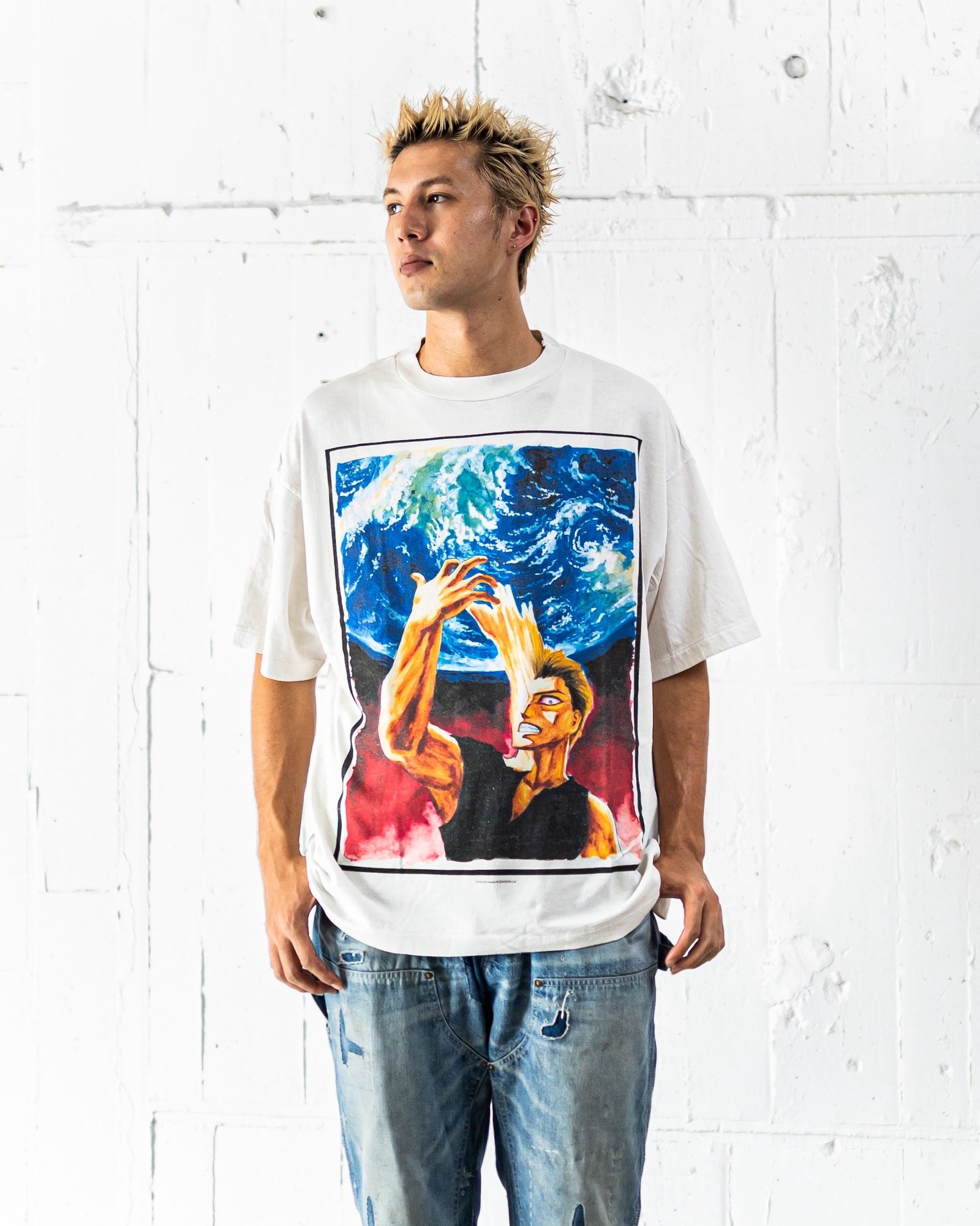 【SAINT MICHAEL】SS TEE / SAINT YOURSELF / WHITE Tシャツ SAINT Mxxxxxx]SS TEE/SAINT YOURSELF/WHITE(SM-HR8-0000-020