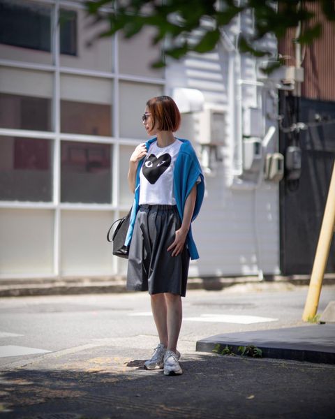 PLAY COMME des GARCONS  BLACK HEART Tシャツ style.2024.06.18