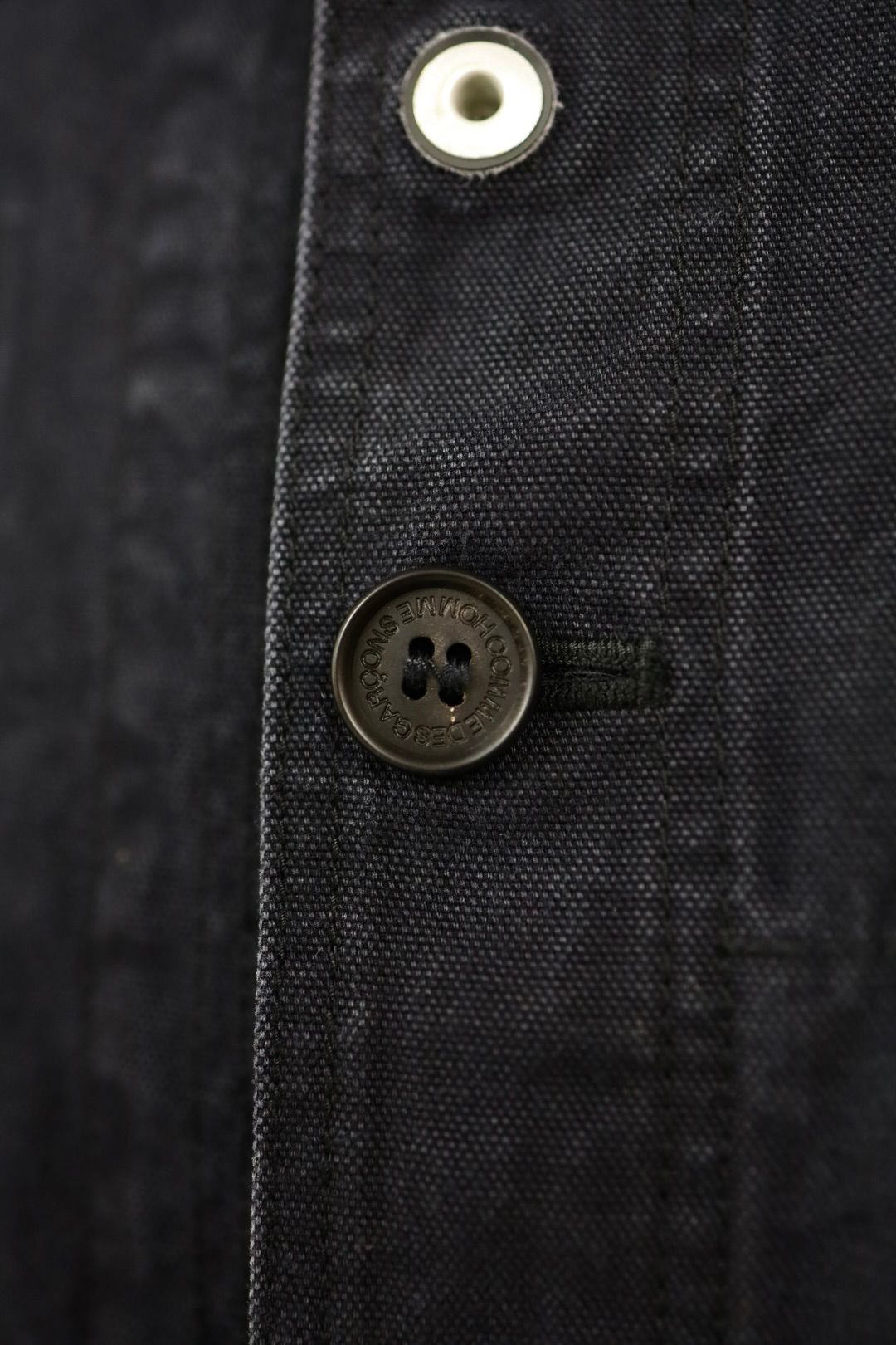 コムデギャルソンオム26SS 綿キャンバス×多素材MIXジャケット(HQ-J021-051)BLACK MIX☆4月3日(金)発売！