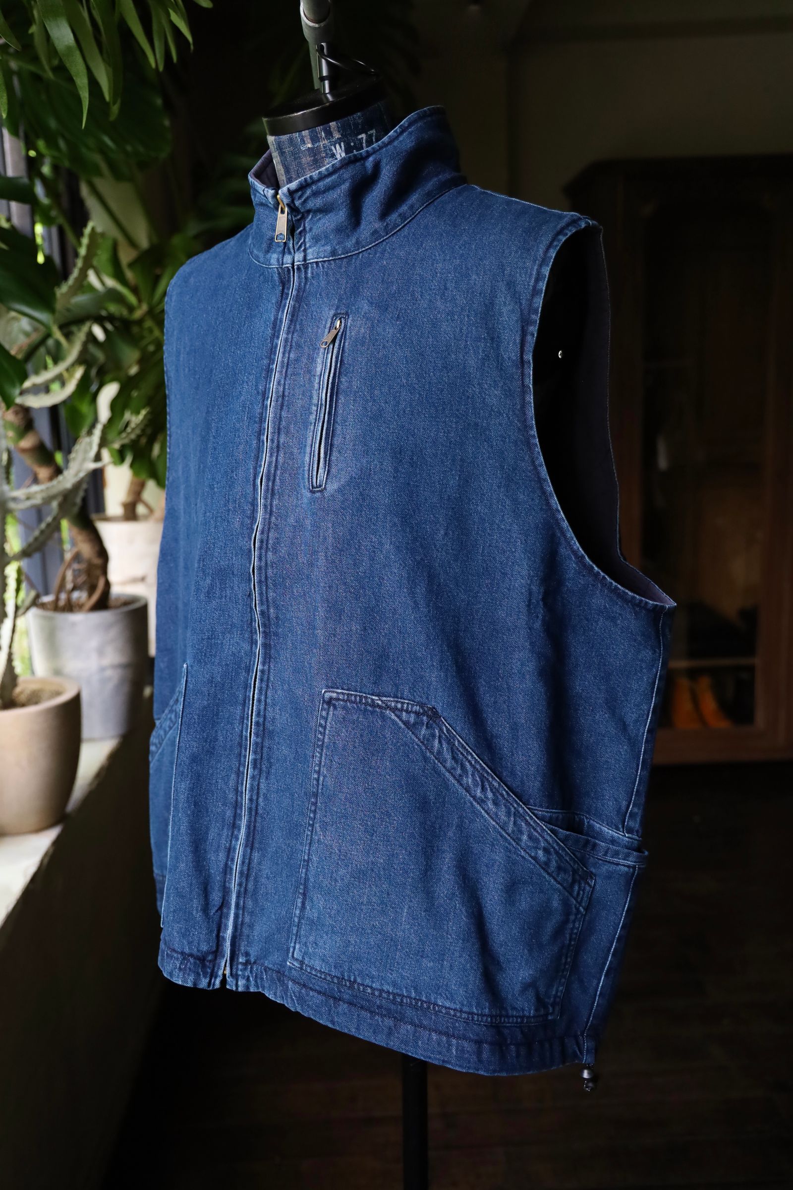 S.F.C 24FW エスエフシー  WORKER DENIM VEST(SFCFW24J10)Indigo☆9月21日(土)発売！