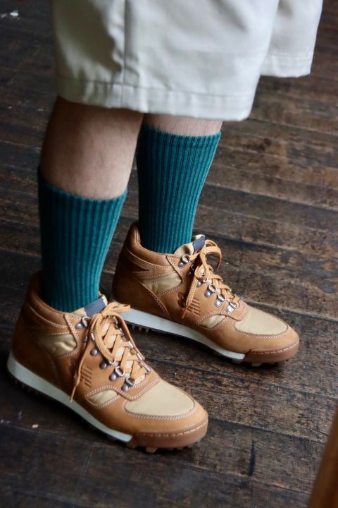 FreshService DRY OXFORD CORPORATE L/S B.D. SHIRT"GREEN STRIPE"スタイル