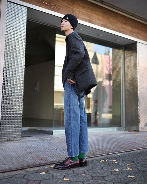 A.PRESSE アプレッセ 2024 Style1 Washed Denim Pantsスタイル