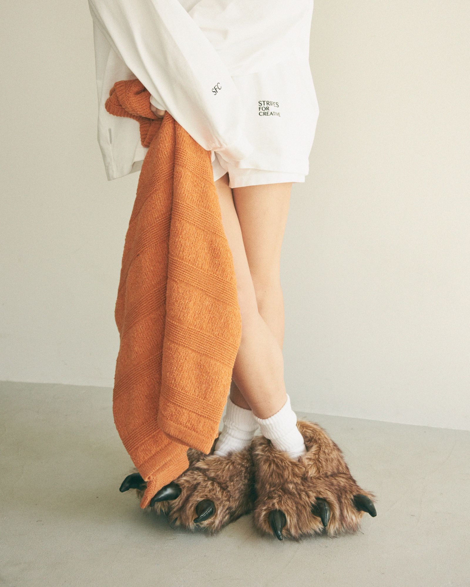 S.F.C エスエフシー 23FW SFC SIDE STRIPES KNIT(SFCFW23KN01)Orange☆11月4日(土)発売！