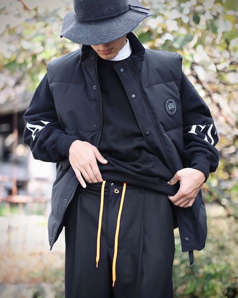 CANADA GOOSE カナダグース23AW GARSON VEST BLACK LABELスタイル