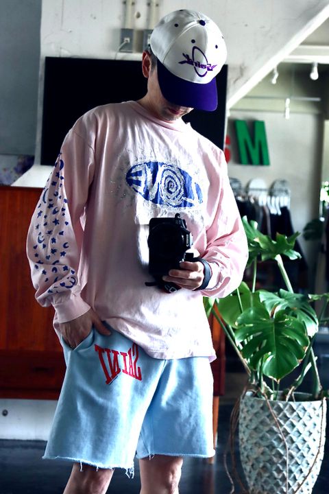©SAINT M×××××× LS TEE SAINT HOOD"PINK"style.