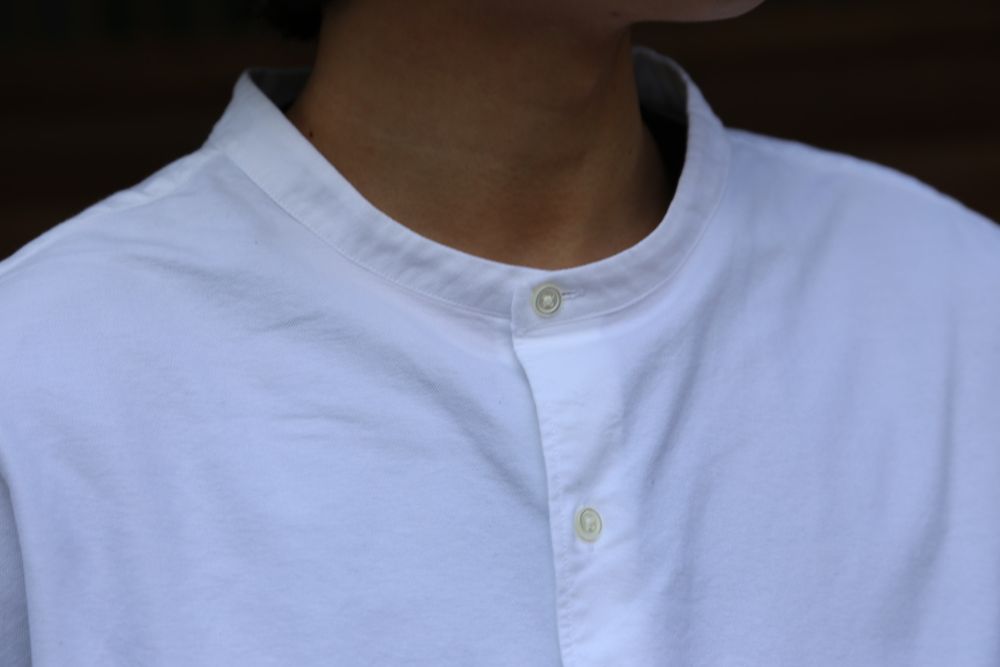 Graphpaper Oxford Oversized Band Collar Shirt(GM211-50137B