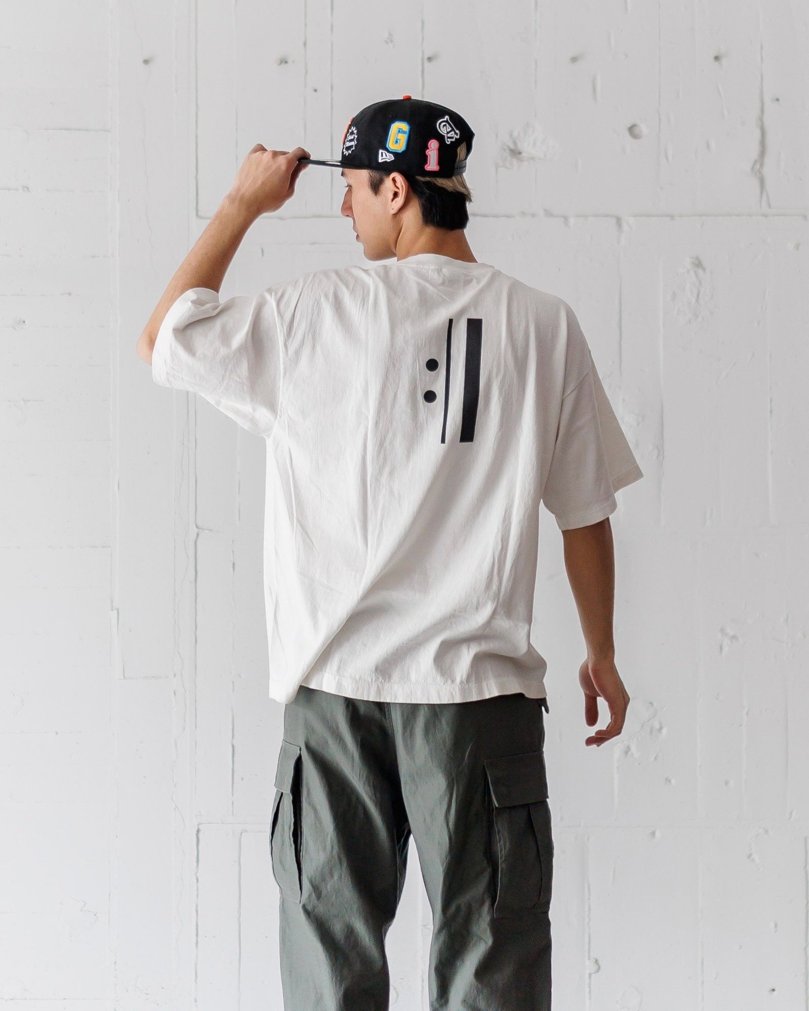 セントマイケル25SS シン・エヴァンゲリオン劇場版TシャツEV_SS TEE/ORANGE (SM-HR8-0000-C13)WHITE