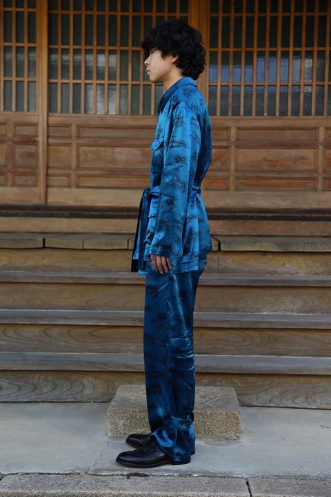 MATSUFUJI DAYDREAM Prinnted Jacket(M211-0102) style. 2021.05.08.