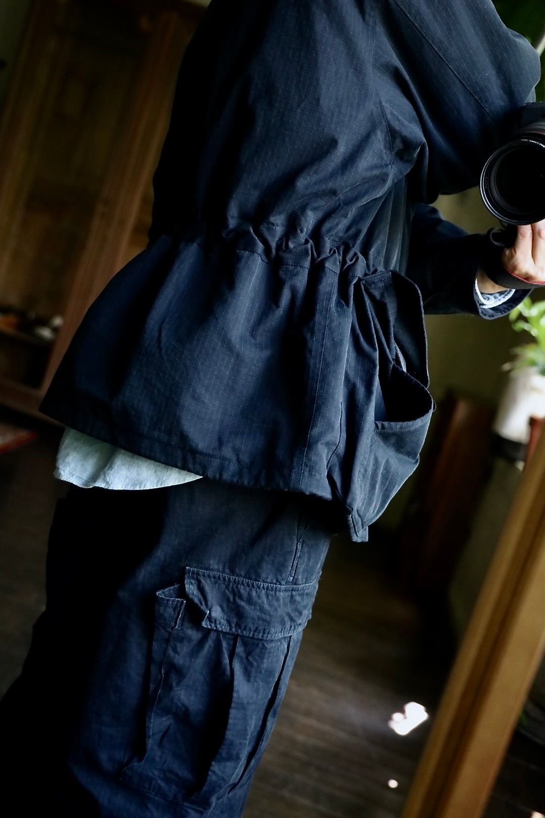 A.PRESSE Silk Ripstop Royal Canadian Air Force Jacketスタイル.2024.8.24.