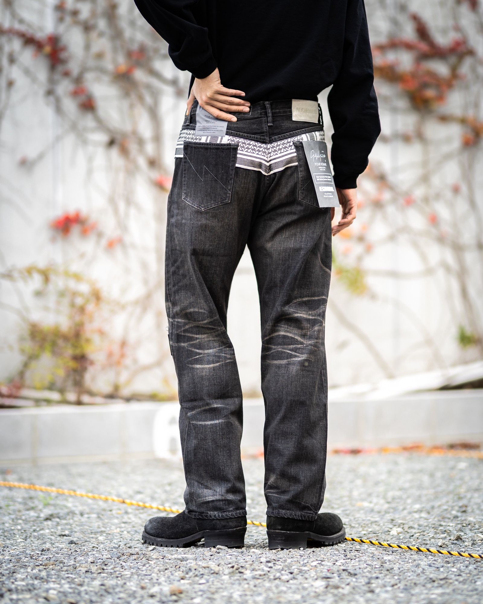 Yohji Yamamoto × NEIGHBORHOOD セルヴィッジデニムパンツ(HK-P94-065-1S26)BLACK☆12月5日(金)発売！