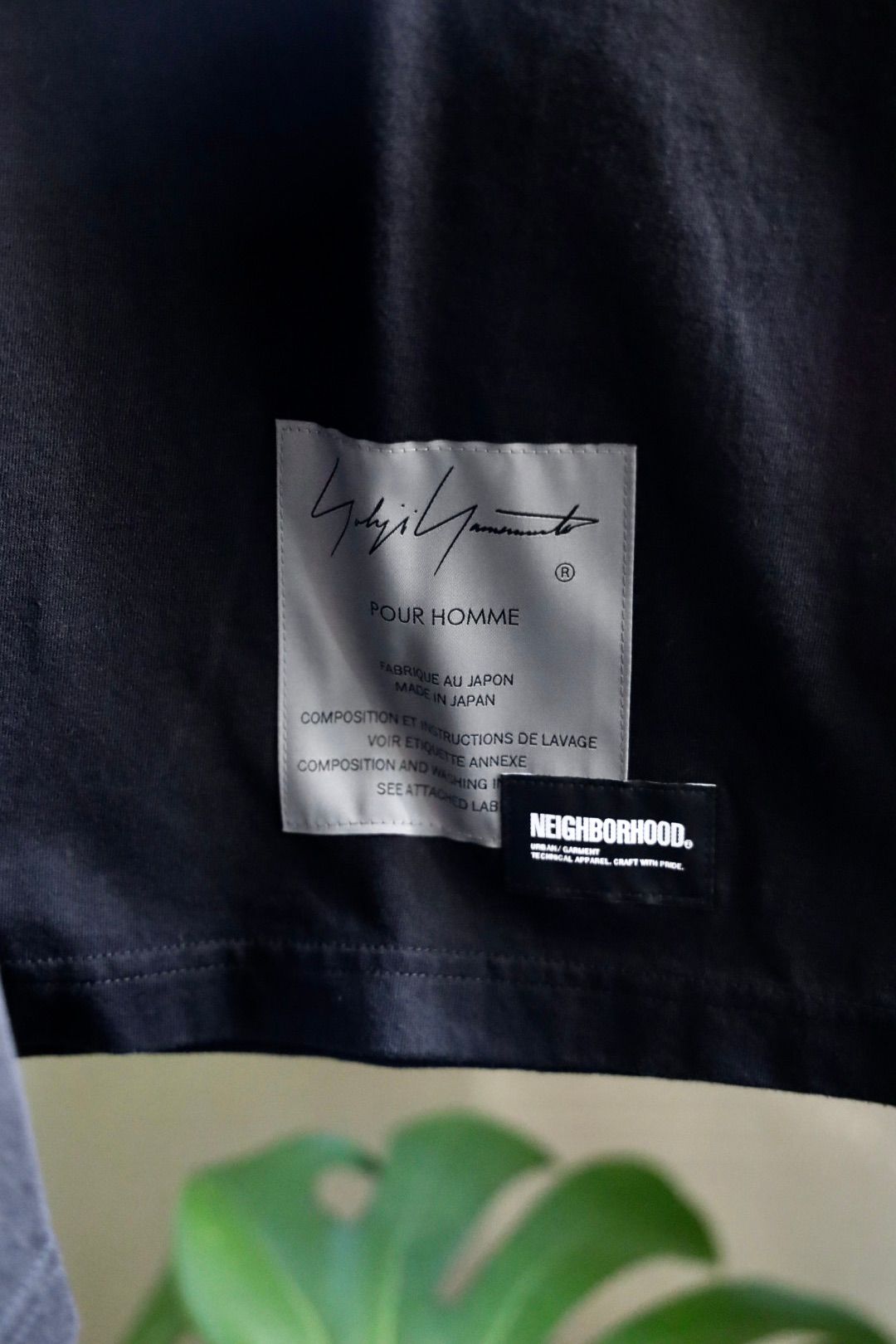 Yohji Yamamoto × NEIGHBORHOOD TEE LS(HK-T98-998)BLACK★12月6日(土)発売！