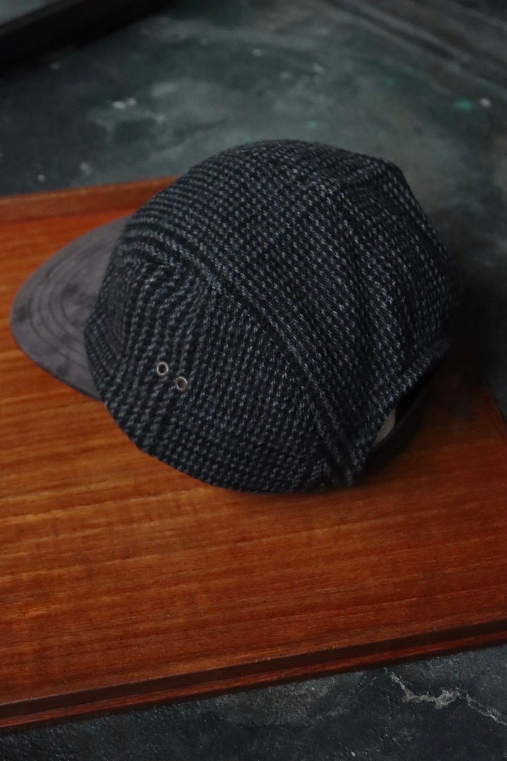 エンダースキーマ 25SA キャップ tweed jet cap(xu-c-twc)brown