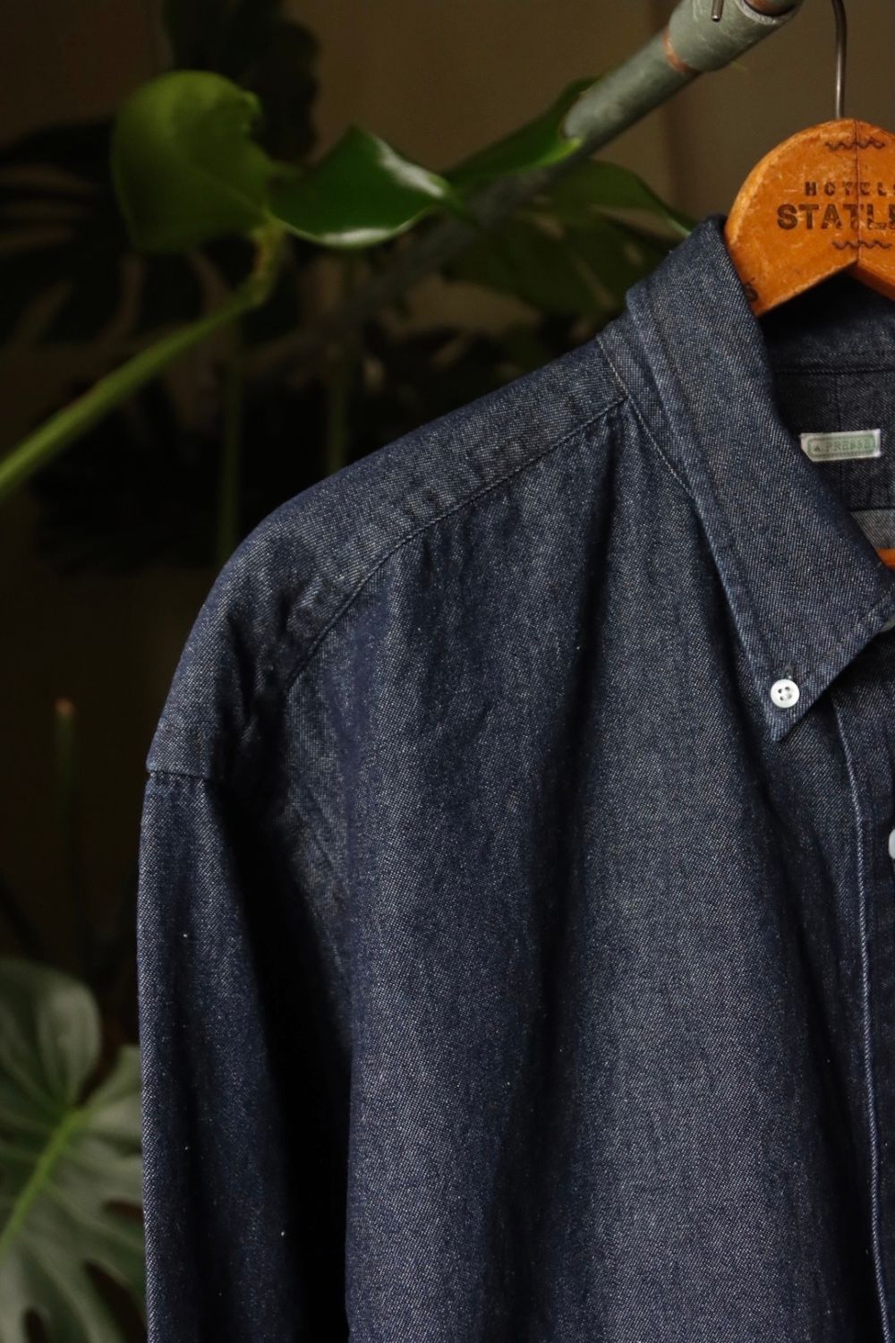 A.PRESSE - アプレッセ22FW デニムシャツ BD Denim Shirt (22AAP