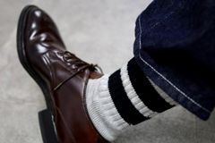 COMME des GARCONS HOMME 26FW リブライン入りナイロンツイルジャケットスタイル