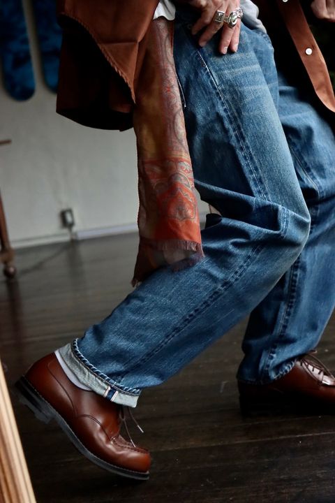 A.PRESSE 23SSデニム Washed Denim Pants E(23SAP-04-24H)BLEACHスタイル