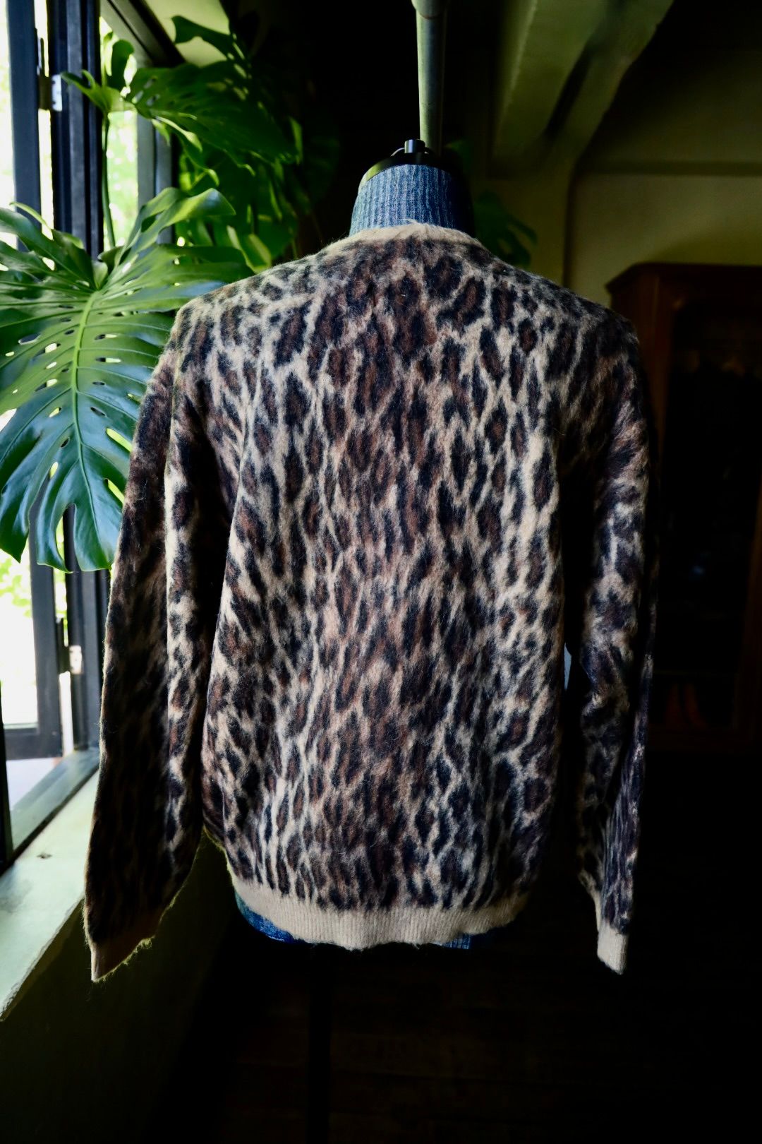 セントマイケル24AW MOHAIR CARDIGAN(SM-YS1-0000-059)LEOPARD