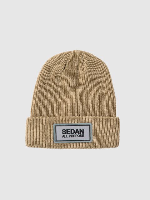 セダンオールパーパス FW24 Maison Logo Beanie(SD24F-CP04) Sand Stone