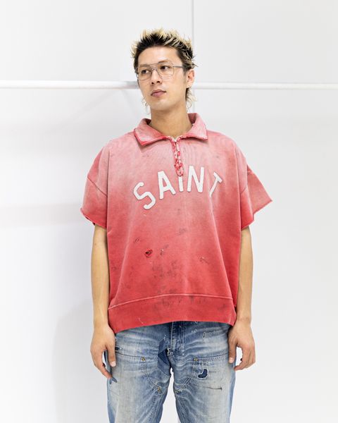 SAINT Mxxxxxx SAINT HALF ZIP SWEAT スタイル！