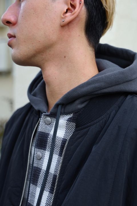 blurhms silk Fleece Track Jacketセットアップスタイル 新作発売！
