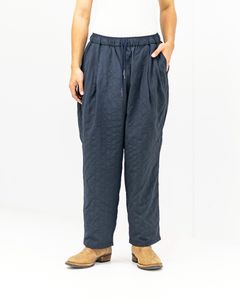 S.F.C 25FW エスエフシー NEW WIDE TWO TUCK PANTS(STITCHED NYLON) (SFCFW25P06)D.Navy☆9月20日(土)発売！