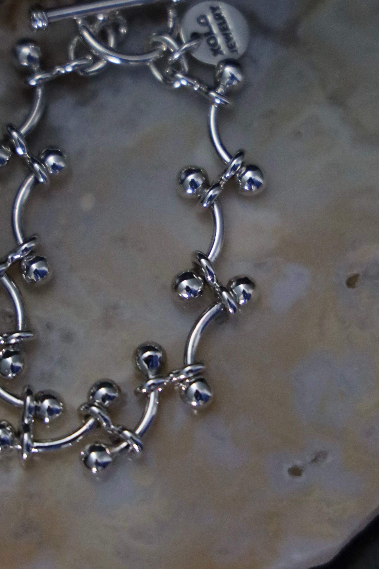 XOLO JEWELRY ショロジュエリー / Single DNA Link Bracelet(XOB086)SILVER925