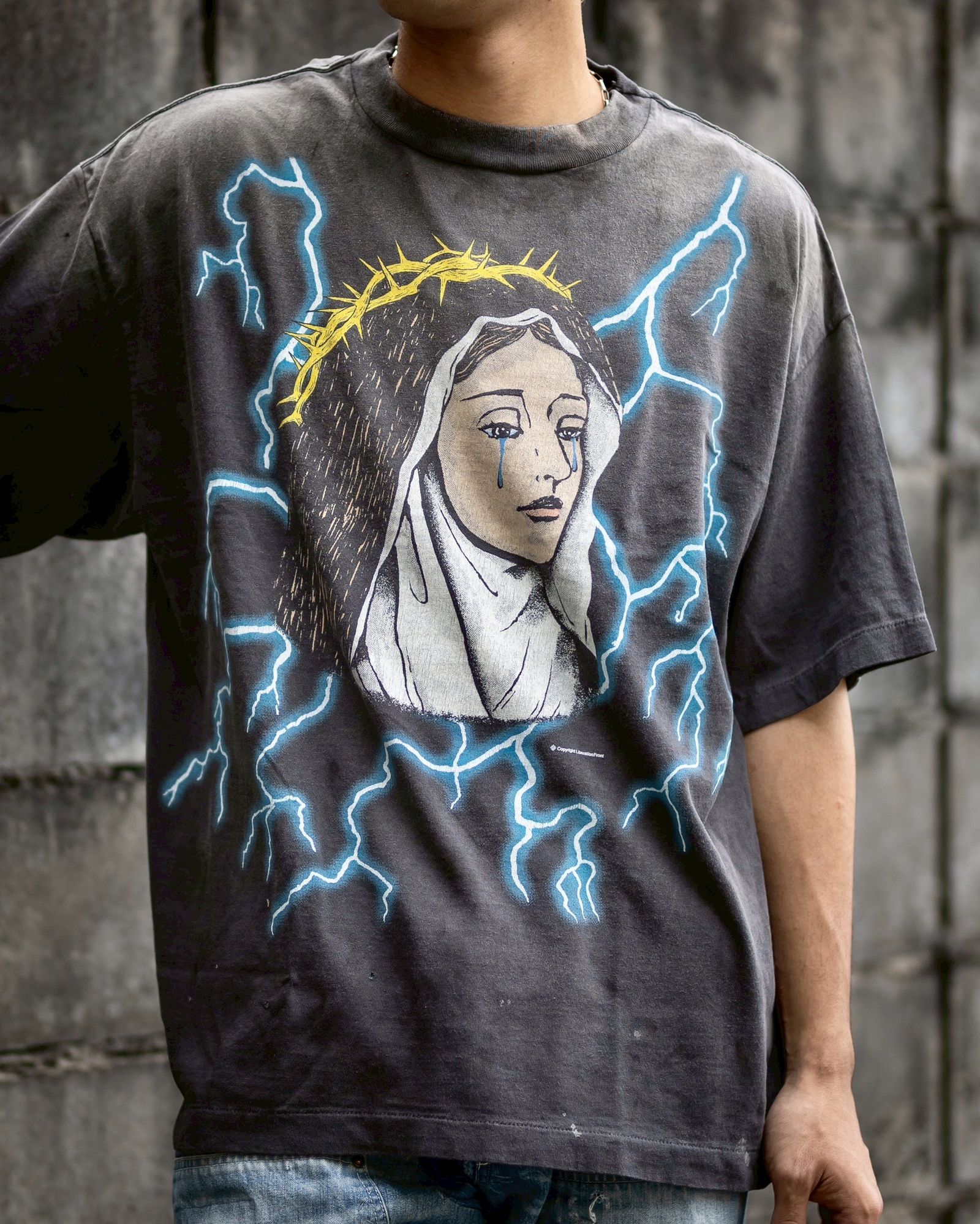 セントマイケル Tシャツ MARIA SS TEE(SM-HR8-0000-011)BLACK
