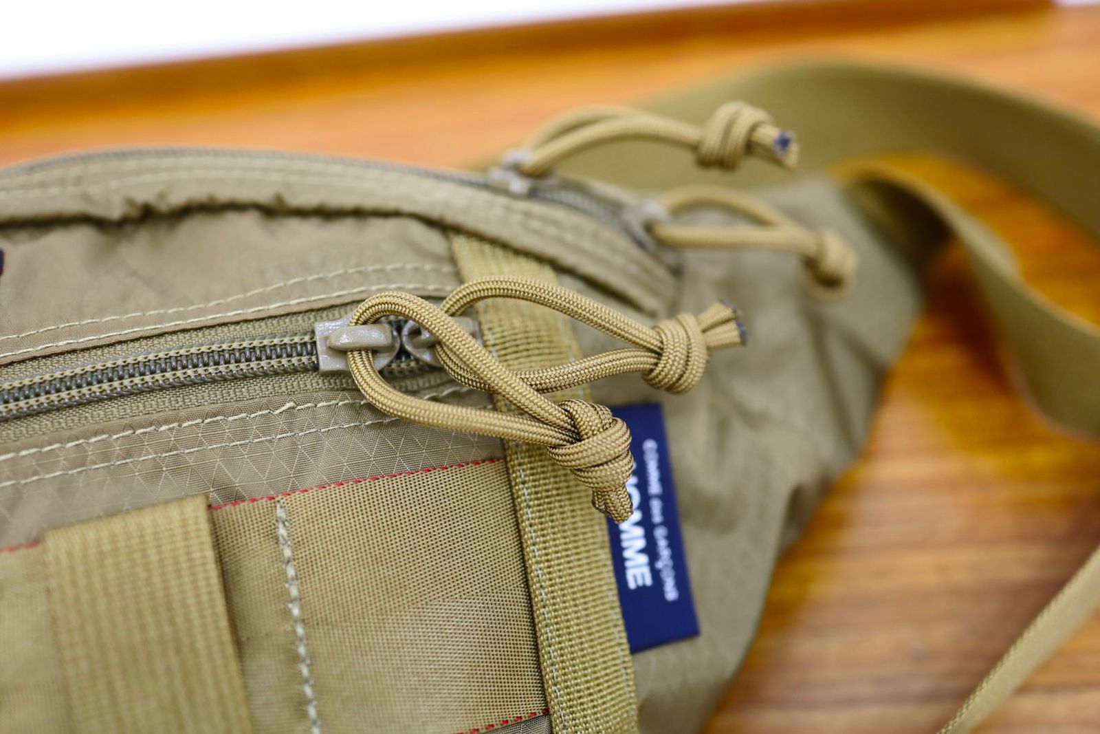 コムデギャルソンオム26SS BRIEFINGコラボ ナイロンウエストポーチ(HQ-K203-051-2)BEIGE★4月3日(金)発売！