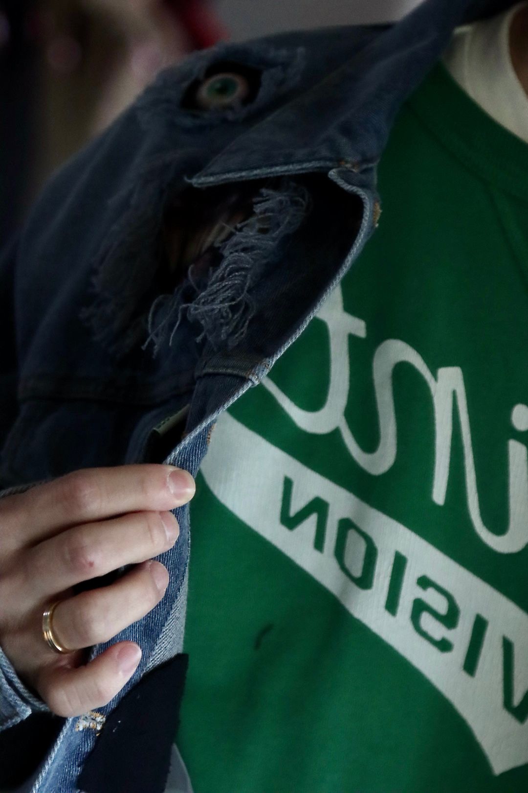 ©SAINT M×××××× VISIONスウェット"GREEN"style.2021.10.26.