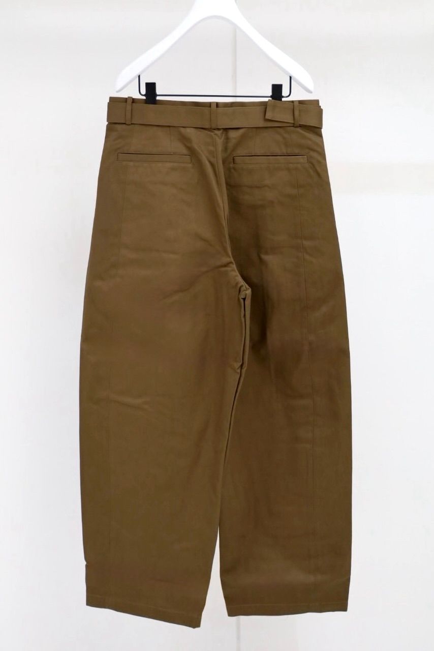 グラフペーパー Dry Westpoint Barrel-Fit Belted Pants(GM263-40381)BROWN