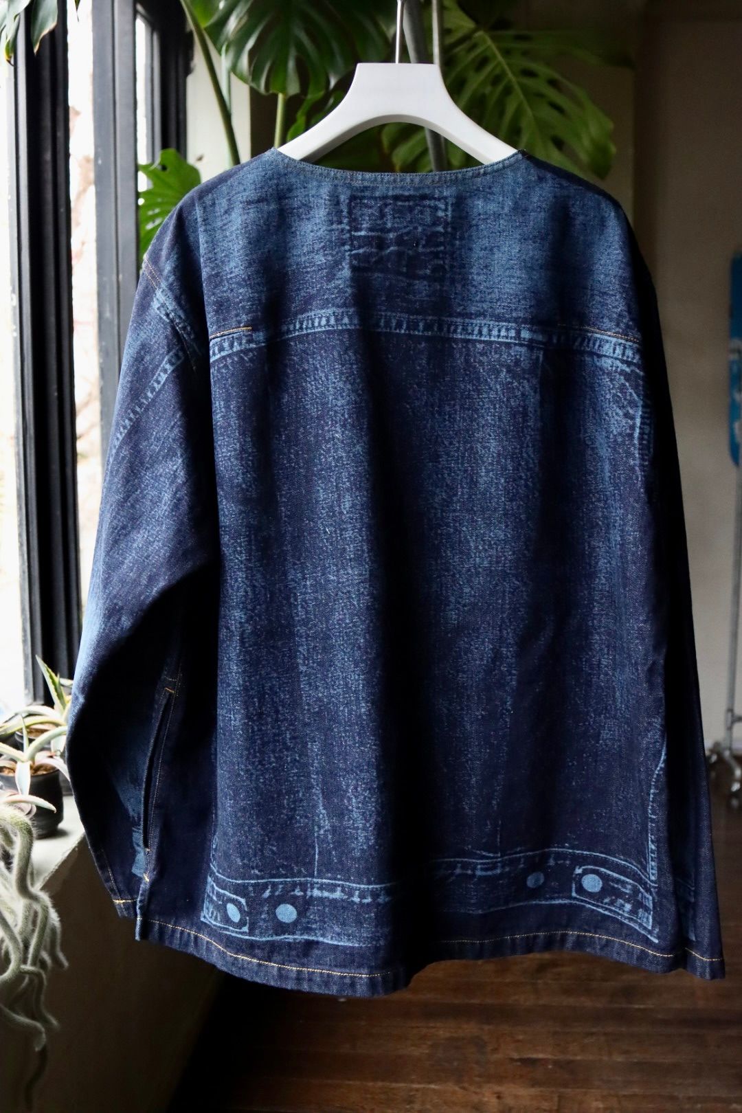 ヨーク23SSデニムシャツ LASER PROCESSED DENIM PULLOVER(YK23SS0469SH)INDIGO