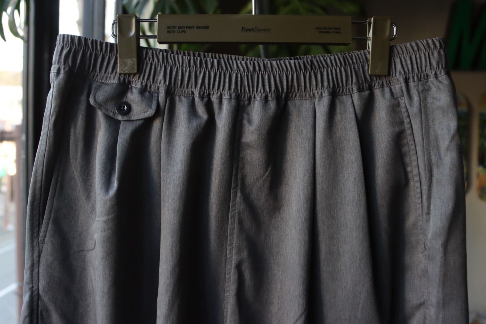 フレッシュサービスCOOLFIBER TWO TUCK EASY SHORTS (FSC261-40258)H.GRAY☆4月6日(土)発売！