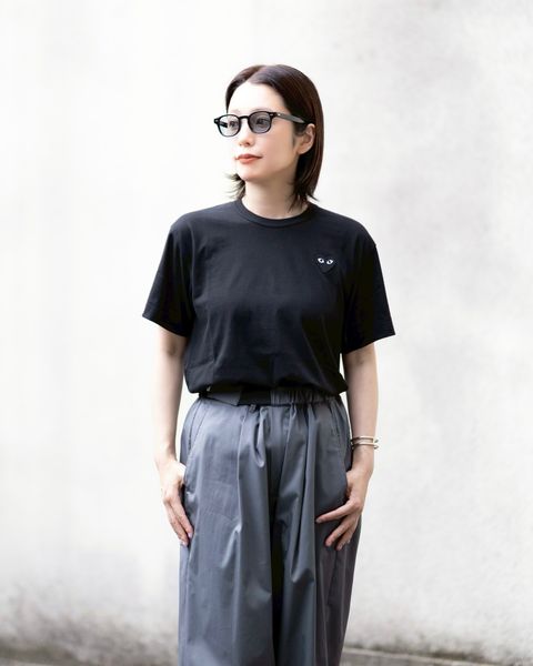 PLAY COMME des GARCONS  ワンポイントTシャツ style.2025.06.28