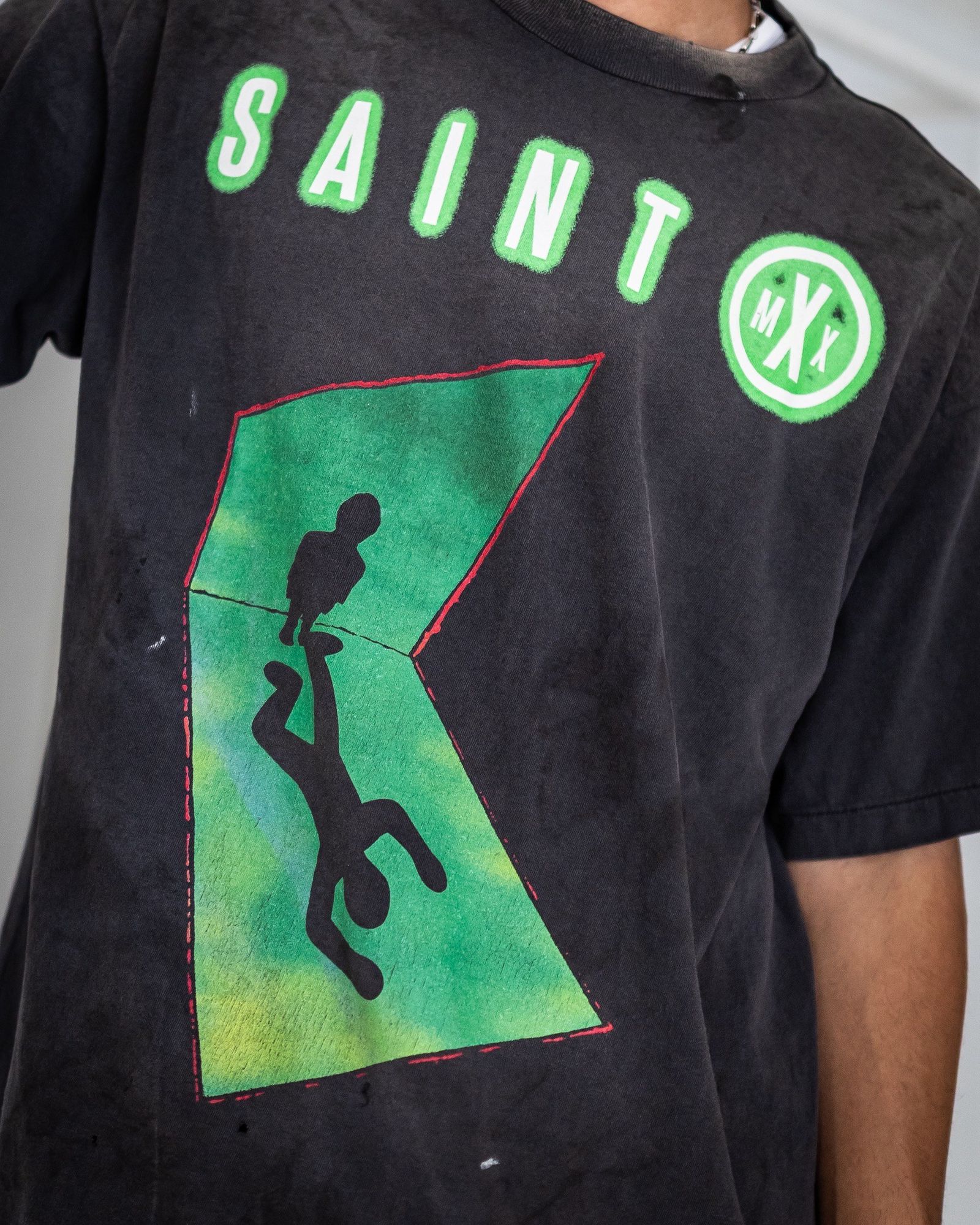 セントマイケル Tシャツ SAINT X SS TEE(SM-HR1-0000-015)BLACK