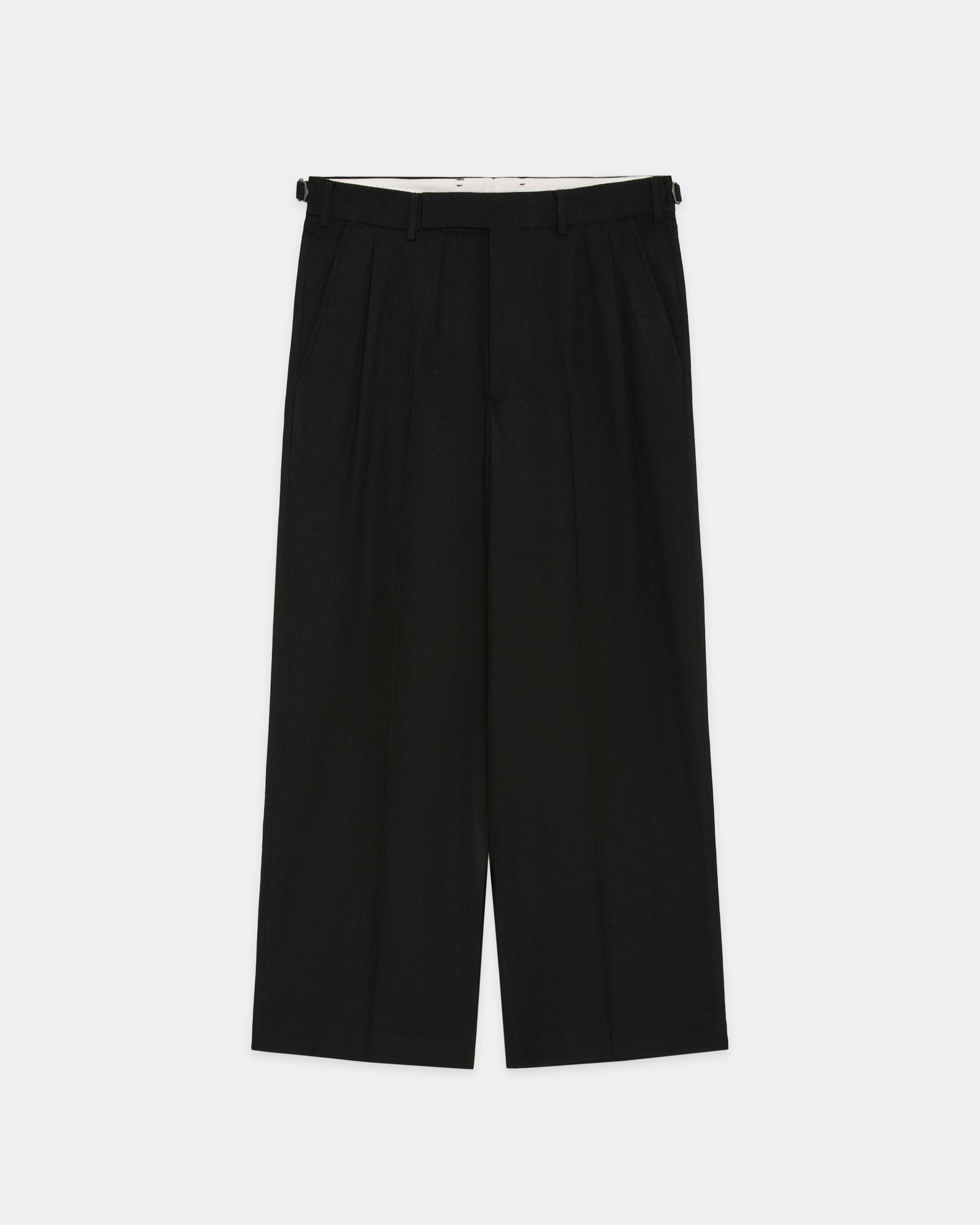 マーカ 26AW SINGLE PLEAT WIDE TROUSERS(M26C10PT02C) CHAMBRAY BLACK☆新作発売！