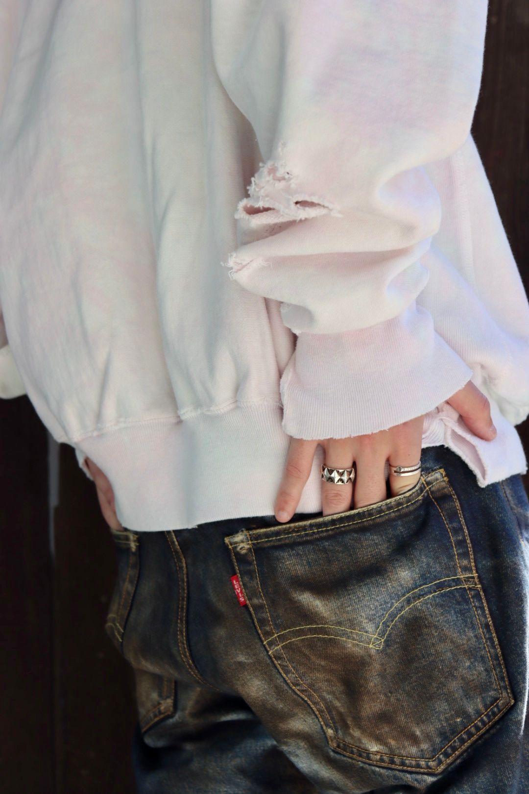 ©SAINT Mxxxxxx セントマイケル 23AW CREW NECK SWEAT_ONE POINTスタイル