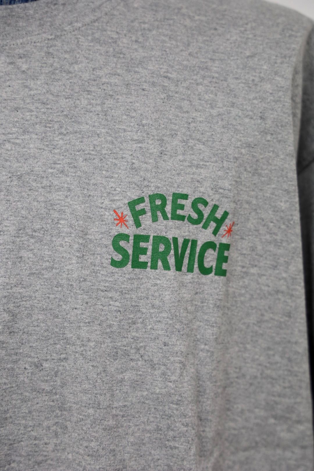 フレッシュサービス CORPORATE PRINTED S/S TEE "ALL DAY ALL NIGHT"(FSC261-70152)H.GRAY☆4月18日(土)新作発売！