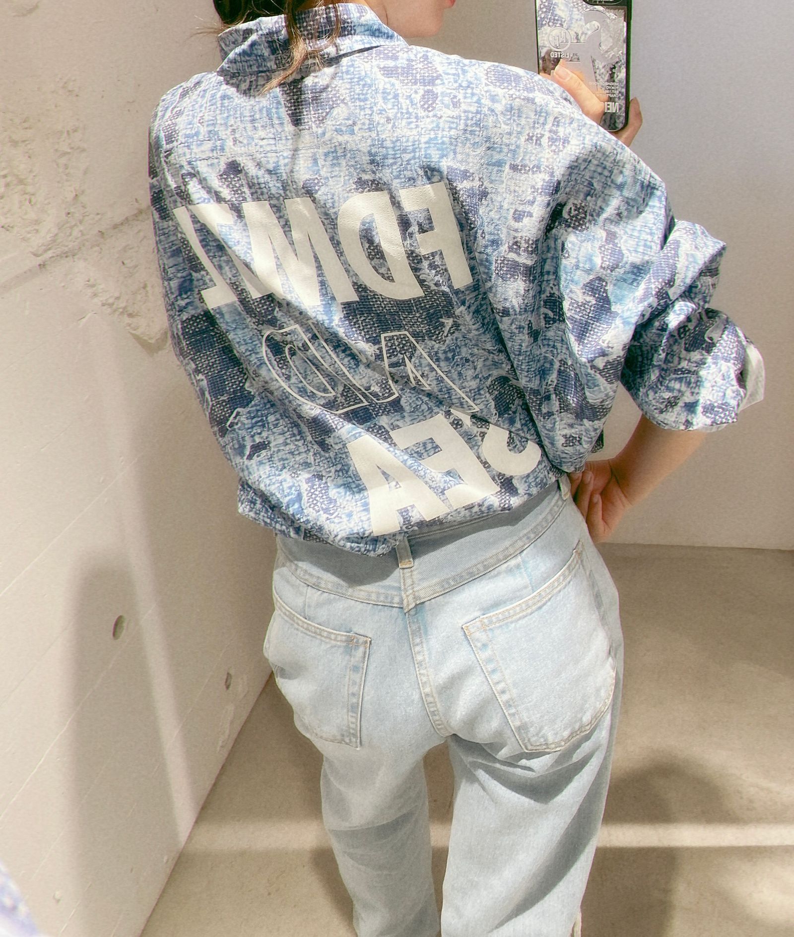 FDMTL × WIND AND SEA コラボレーション"Printed Boro SHIRTS"style.2024,10.4