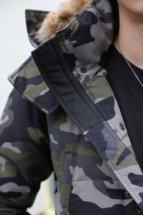 CANADA GOOSE WYNDHAM PARKA FF PRINT"CLASSIC CAMO COASTAL GREY" style.2020.10.10.