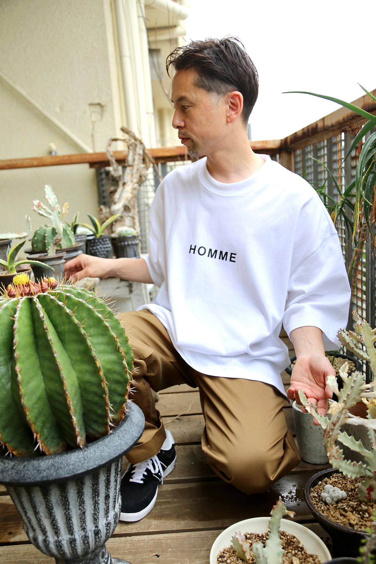 COMME des GARCONS HOMME オーバーサイズTシャツstyle.2021.5.12