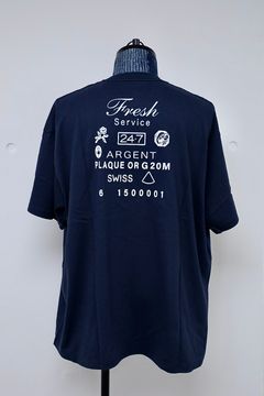 フレッシュサービス CORPORATE PRINTED S/S TEE "TIMEPIECE"(FSC261-70151)NAVY☆4月18日(土)新作発売！